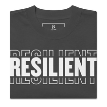 Load image into Gallery viewer, Chayil BOSS RESILIENT Motif Slogan Short-Sleeve Unisex T-Shirt || Oversized Printed Tees || 300G Heavy Duty Premium Tee Shirt with Graphic
